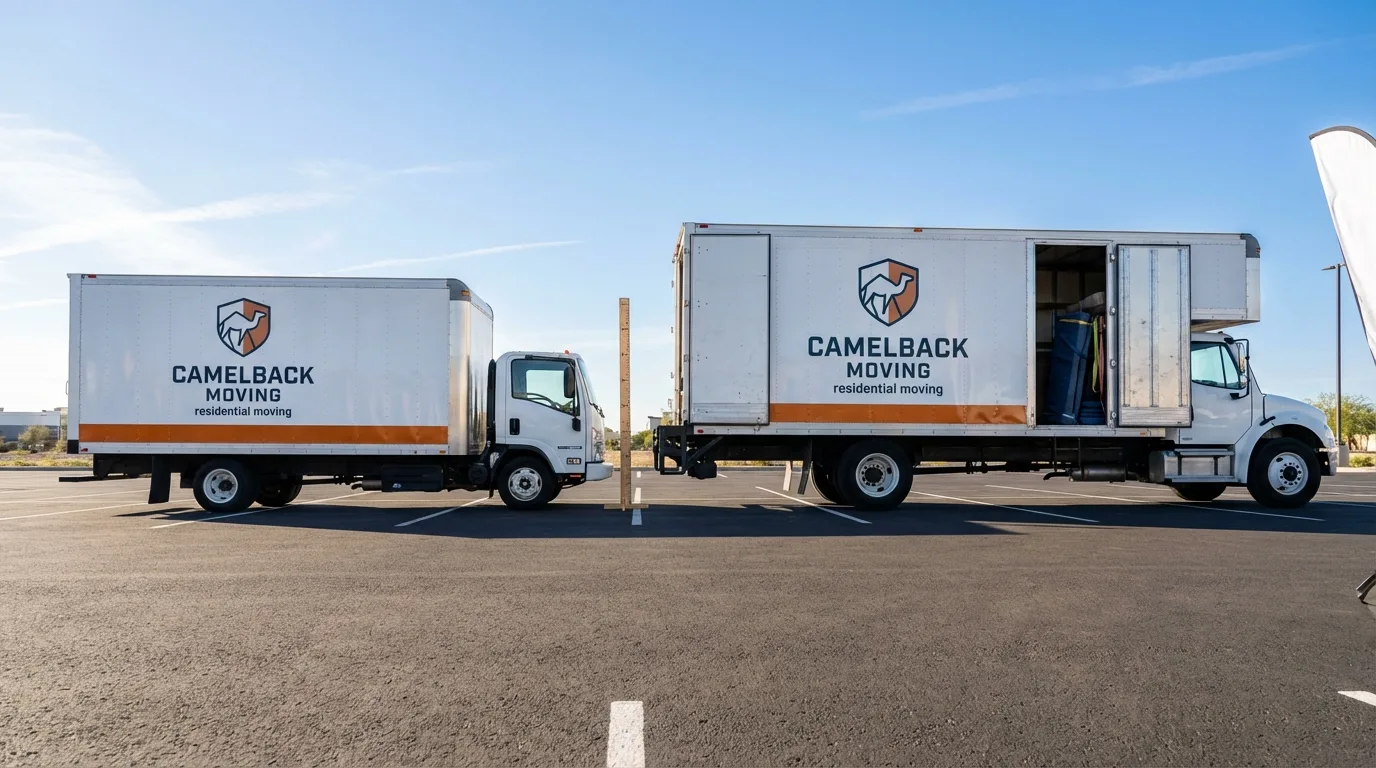 Moving truck size capacity guide in Okeechobee